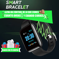 2x1 RELOJ SMARTFIT + ¡AURICULARES TECPODS GRATIS!